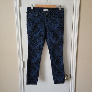 Free People Velvet Design Skinny Jeans